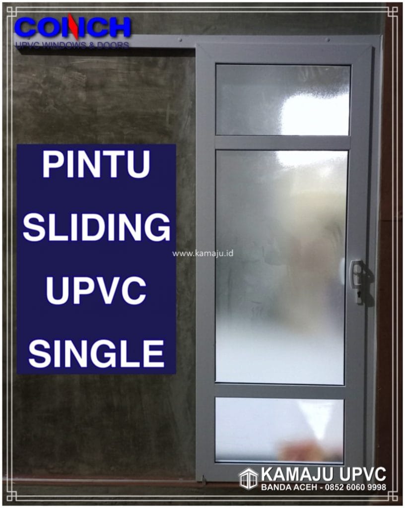 PINTU SLIDING UPVC SINGLE