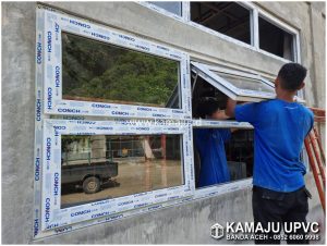 Pemasangan Jendela UPVC di Banda Aceh