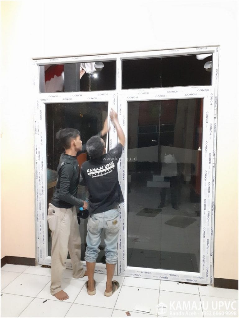 Pintu kaca upvc | Banda Aceh