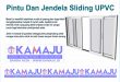 Jendela Sliding UPVC – Banda Aceh