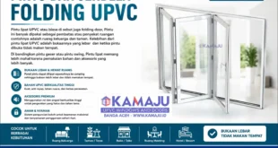 Pintu dan jendela Folding UPVC